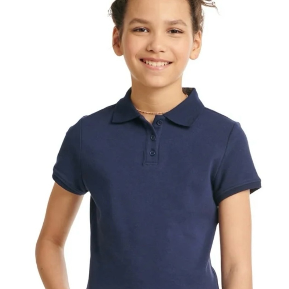 Justice Classic Blue Polo for Kids